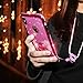 Cute iPhone Xs Case, Cute iPhone X Case, Glitter Luxury Bling Diamond Rhinestone Bumper with Ring Grip Kickstand Protective Thin Girly Pink iPhone Xs Case/iPhone X Case for Women Girl - Sakura Pink