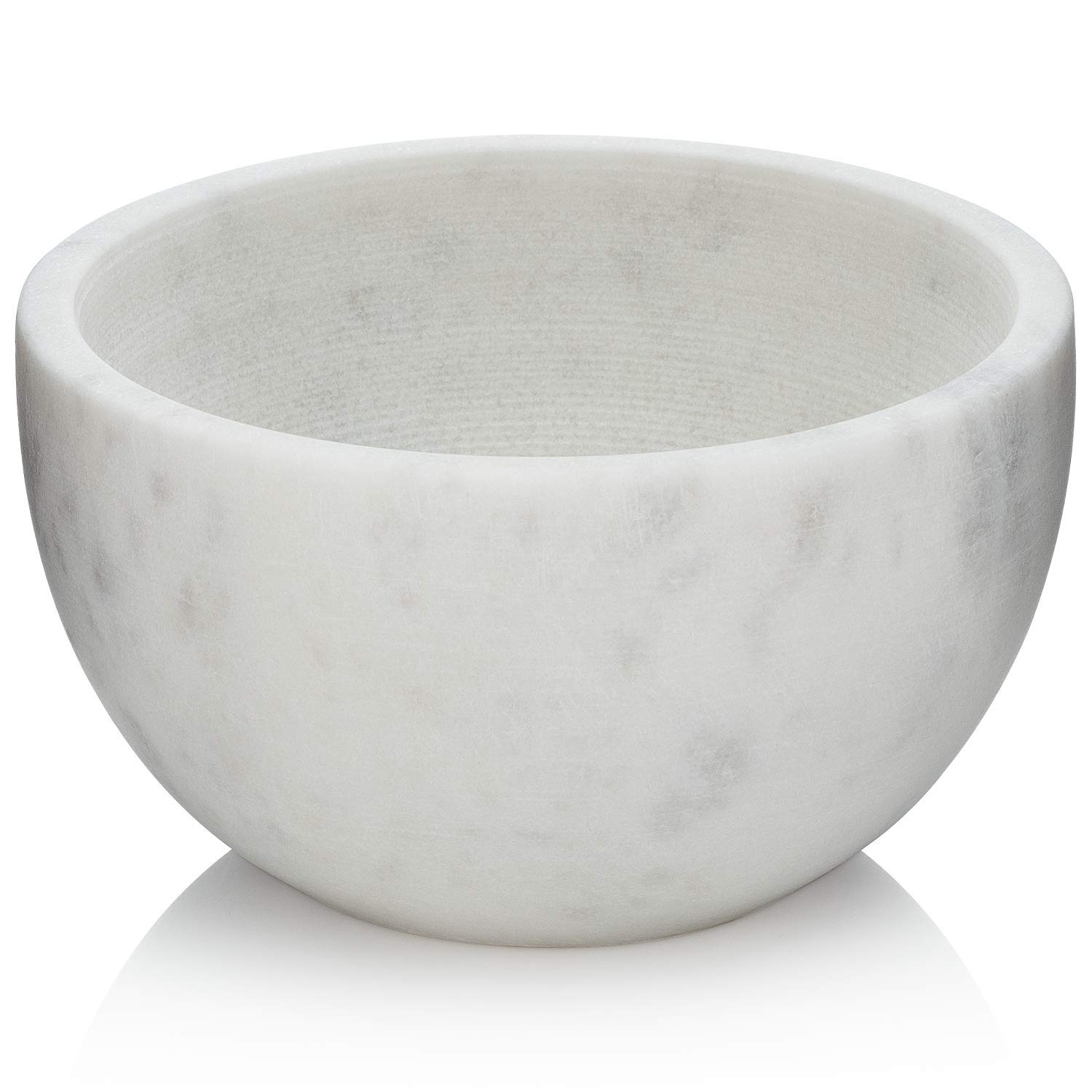Photo 1 of Beau Brummell The Original Marble Shaving Soap Bowl Handmade from 100% Natural Marble with Interior Grooves for Maximum Lather | Heat Retaining Stone Provides a Luxurious Hot Shave Experience