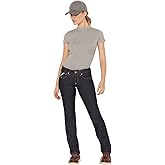 Ariat Womens WMS RBR Drstr Raven STK Strt Jean Rnse