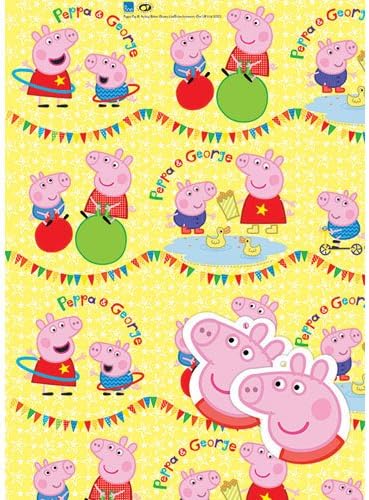 Gemma International 230031 Peppa Pig Gift Wrap Pack
