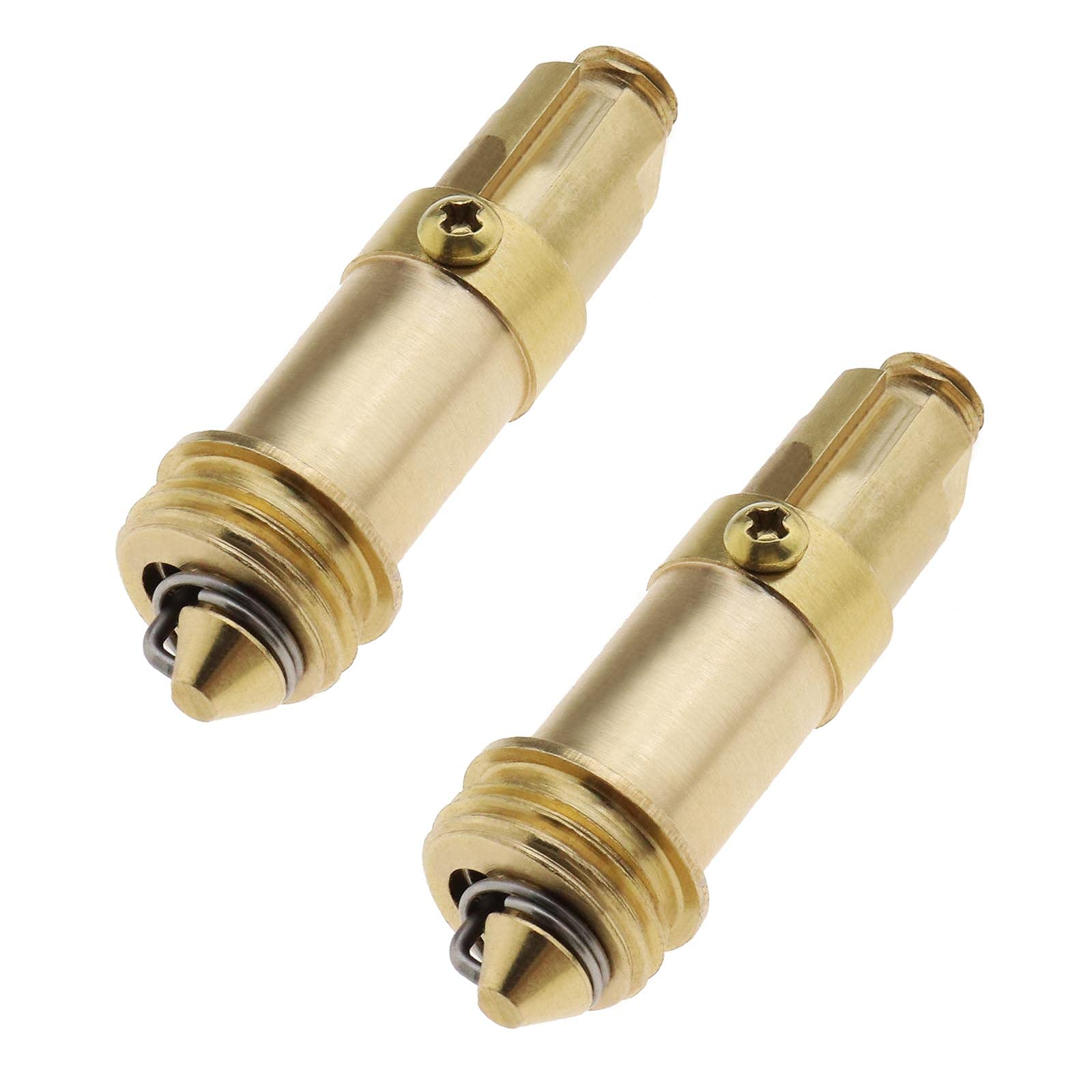 2x Basin Sink Click Pop Up Bolt Only Fit for M8 Threaded Sink Plug Replacement Brass Bathtub Sink Drain Stopper Assembly Bathroom Kitchen Sink Accessories