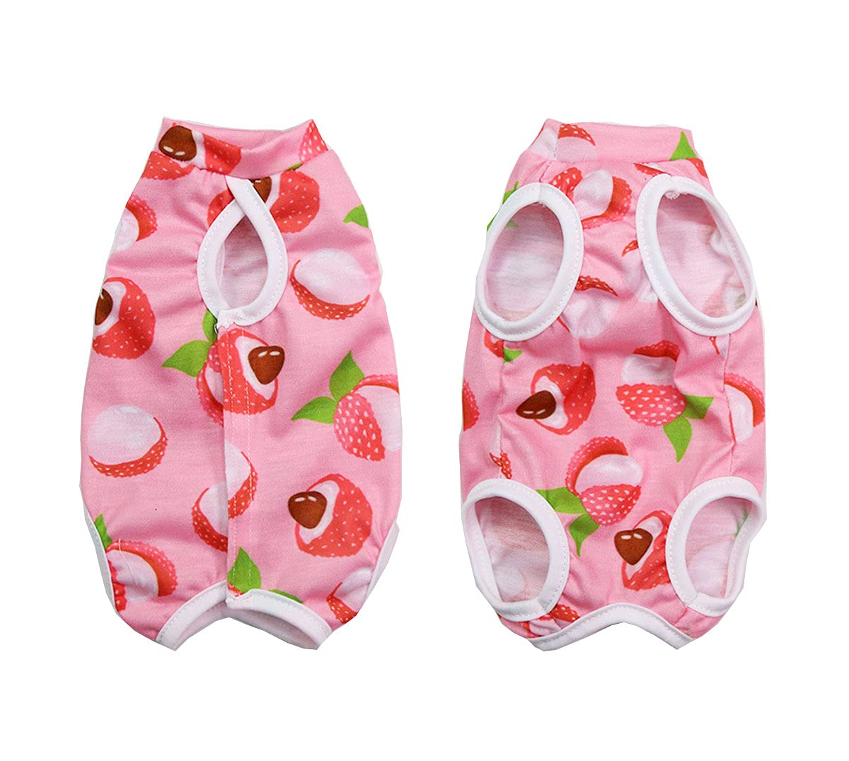 MeiAOBest Cat Professional Recovery Suit for Abdominal Wounds or Skin Diseases, After Surgery Wear, Pajama Suit, E-Collar Alternative for Cats Kitty Small Dogs (S, Hot Pink) — image 1