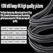 Vention 16ft 2.0V HDMI Cable Adapter HDMI to HDMI Braided Cable HDMI 4K 3D Cable for HD TV LCD Laptop PS3 Projector Computer 5M