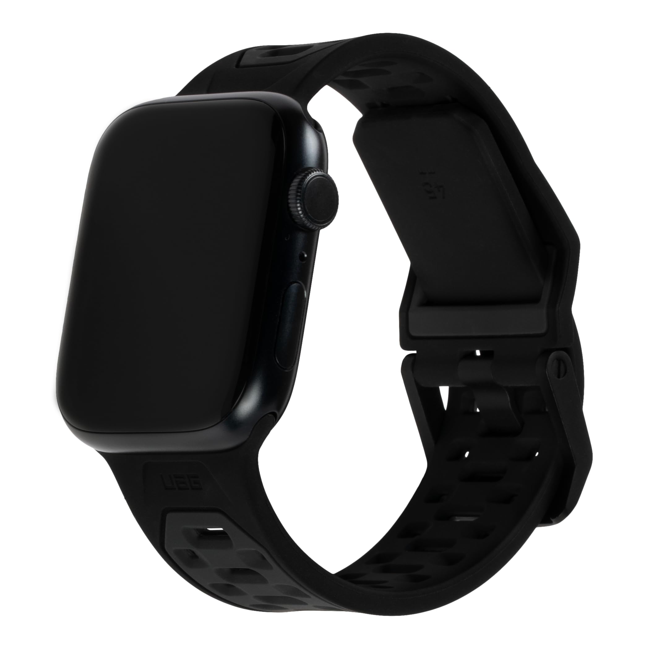 URBAN ARMOR GEAR UAG Compatible with Apple Watch Band 49/46/45/44mm iWatch Series Ultra 3/Ultra 2/Ultra/4-11/SE3/SE2/SE Civilian Sport Sweatproof Adjustable Replacement Strap, Graphite/Black