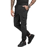 ChefUniforms.com Men's Stretch Jogger Chef Pants - Professional Cook Trousers, 7 Pockets, Towel Loop, Moisture-Wicking Fabric