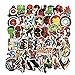 Vinyl Luggage Stickers, Echeer Superheroes PVC Waterproof Stickers for Laptop, Notebooks, Car, Bicycle, Skateboards, Luggage Decoration (50PCS No-Duplicate Stickers Pack)