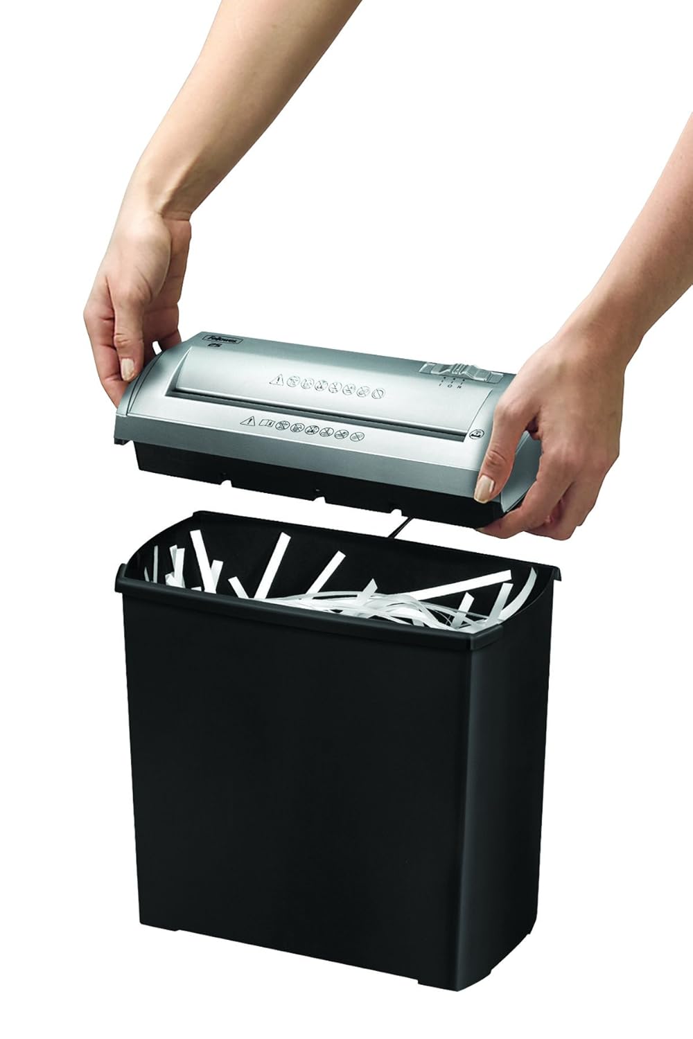 Fellowes Trito S Destructora trituradora de papel corte tiras hojas color negro