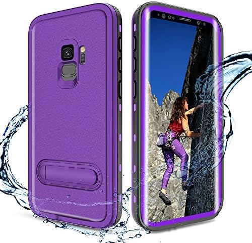 XBK Samsung Galaxy S9 Case, Waterproof Case with Built-in Screen Protector, Full-Body Rugged Resistant Protective Hard Cover Case for Galaxy S9 (2018)