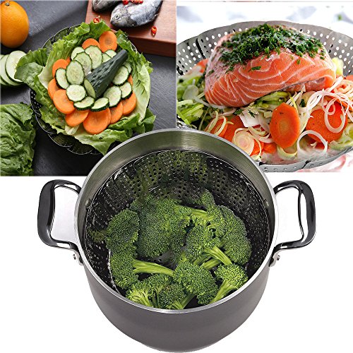 Instant Pot Vegetable Steamer Basket for 6, 8 Quart, Instant Pot Accessories, Stainless Steel Steamer Food, Veggie Steamer Insert for Pressure Cooker, Compatible Steamer Basket Accessories