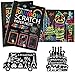 Scratch Art Books for Kids (10'7.5 ') Scratch Art Paper Large Black Magic Rainbow Painting Boards 2 Colorful Notebooks with 2 Wooden Stylus! for Ages 3-11 Years Girls or Boys