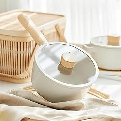 NEOFLAM FIKA 1.7QT Nonstick Sauce Pan with Glass