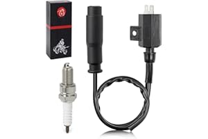 MOTO1988 Ignition Coil Pack and spark plug + CAP For Kawasaki Brute Force 650 4x4i 4x4 2005-2013 Prairie 650 700 2002-2006 Brute Force 750 2005-2007 Teryx 750 2008