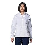 Columbia Womens Switchback IV Rain Jacket, White, 1X