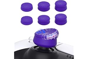 PlayVital 3 Height Turbine Thumbs Cushion Caps Thumb Grips for ps5, for ps4, Thumbstick Grip Cover for Xbox Core Wireless Con