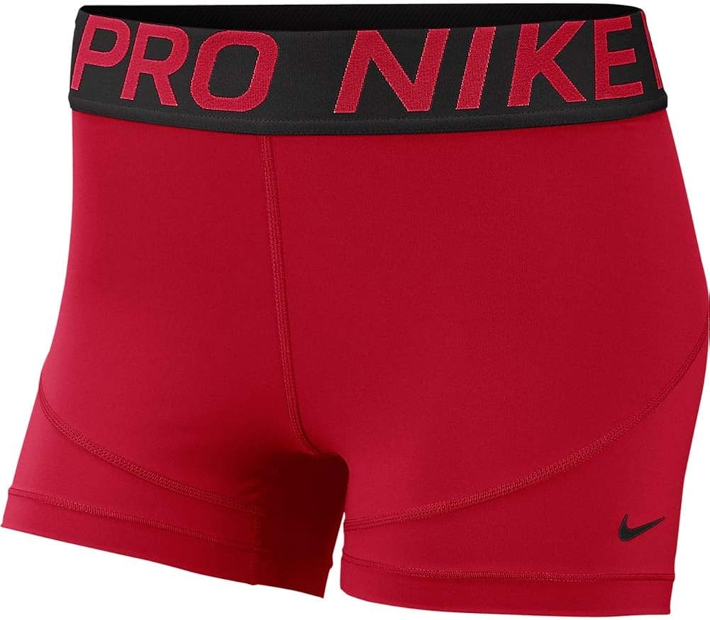 black and red nike shorts