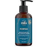MKS eco for Men Porter Styling Gel, Sandalwood Scent - 8 oz - Flexible Hold - Adds Shine, Conditions & Strengthens Hair - With Hemp Seed Oil & Argan Oil - Vegan, Cruelty Free