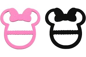 JIADUO 2PC T Shirt Ties Clips for Women Velvet Mouse Scarf Ring Tee Shirt Slide Buckle Trip Accessories