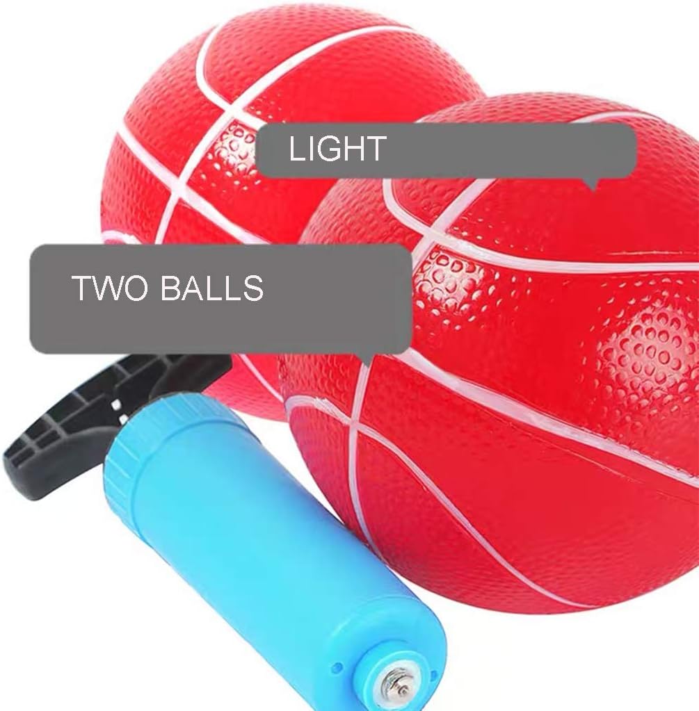 Ygo Basketball Arcade Game Basketball Hoop Shot Creator Indoor Basketball for Kids Home Basketball Court Includes 2 Balls and Inflator Adjustable Height : Sports & Outdoors