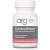 Nutricology Lumbrokinase Supplement - Circulatory System Support, Supports Blood Circulation Already in The Normal Range - 30 Delayed Release Vegetarian Capsules