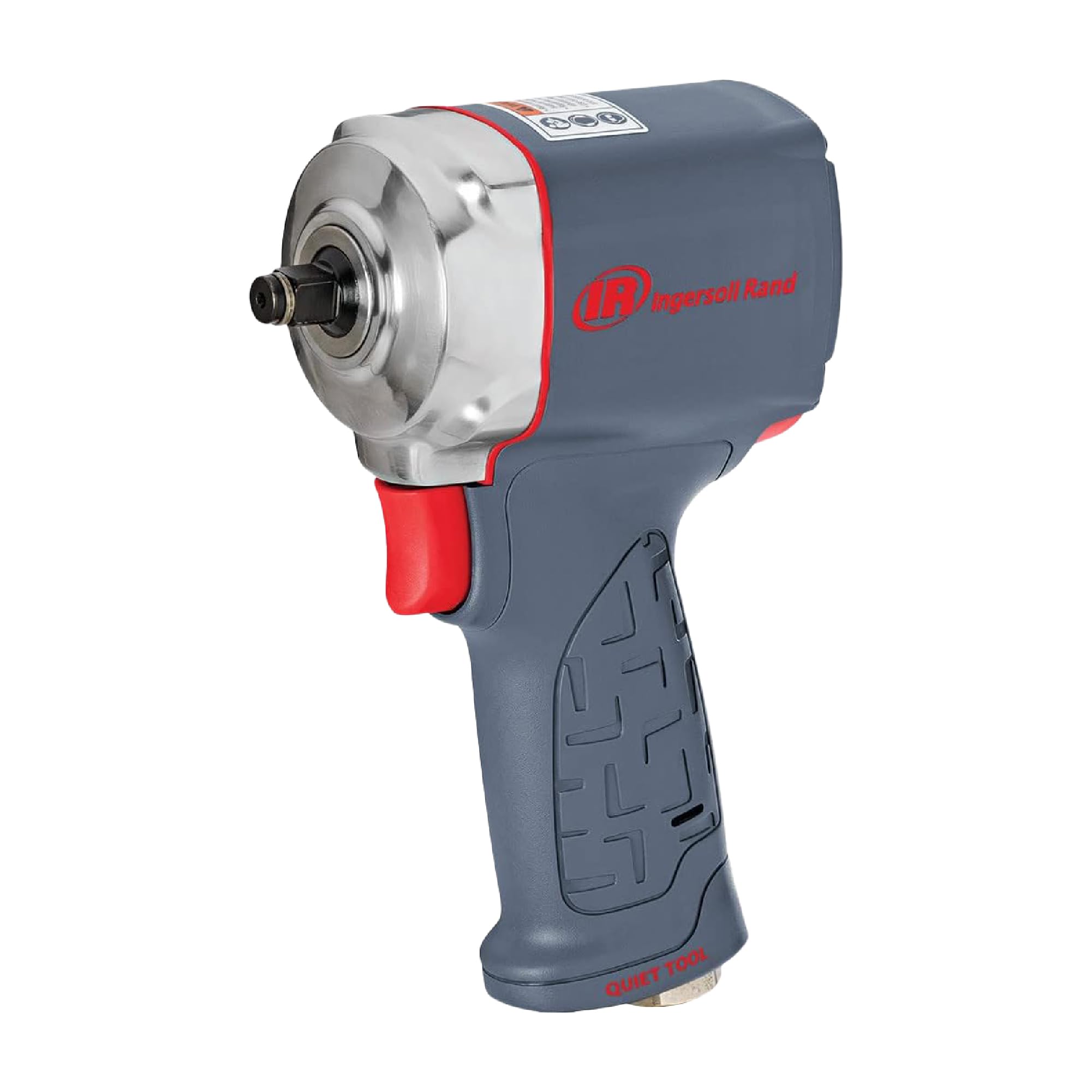 Ingersoll-Rand 15QMAX 3/8" Ultra-Compact Air Impact Wrench, Quiet Technology, High Torque, Pneumatic Impact Driver for Heavy-Duty Work