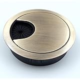 2-Pack Desk Grommet for Wire Organizer - Bronze, Fits 2" Hole, GBZ53-2