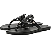 Stratuxx Kaze Flip Flops for Women with Memory Foam, Women's Flat Sandals Dressy Slide Sandals Comfortable Slippers for Women