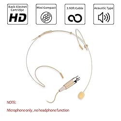 Sujeetec Microphone Headset Discreet Headworn