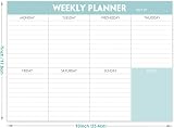 Nokingo Weekly Planner Pad 52 Sheets Undated 25.4x17.8cm Daily Schedule view 5