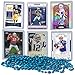 Tom Brady Football Card Bundle, Set of 6 Assorted Tampa Bay Buccaneers New England Patriots and Michigan Wolverines Football Cards of Quarterback Super Bowl Champion Protected by Sleeve and Toploader