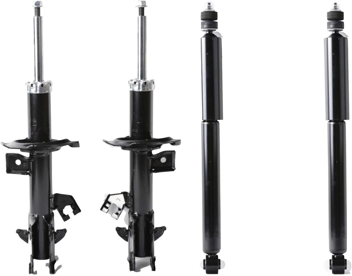 HANSCOSTAR Set of 4 Front + Rear Strut Shock Absorber Kit Fit 2007-2011 Nissan Tiida Versa