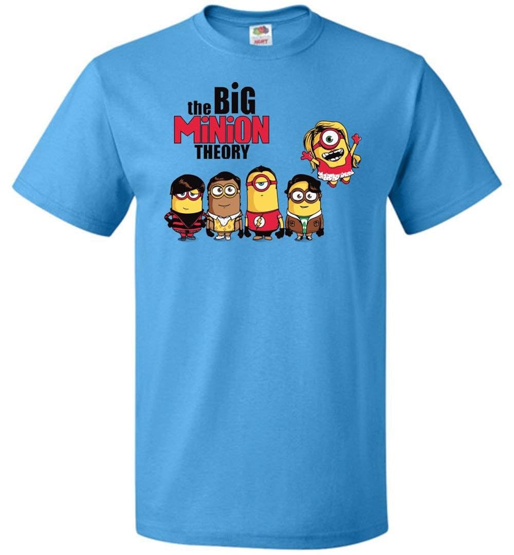 The Big Minion Theory Unisex T Shirt Adult Pop Culture Graphic Tee 