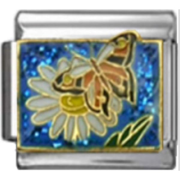Stylysh Charms Train Caboose Christmas Enamel Link – 9mm Italian Charm Bracelet Charms, Stainless Steel - View #9