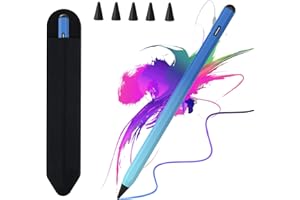 TQQ Stylus Pen for iPad 2018-2023, 15mins Fast Charge Apple Pencil for iPad 9th&10th Generation, Apple iPad Pro 11&12.9", iPad 8/7/6th Gen, iPad Air 3rd/4/5th Gen, iPad Mini 5/6th Gen (Blue)