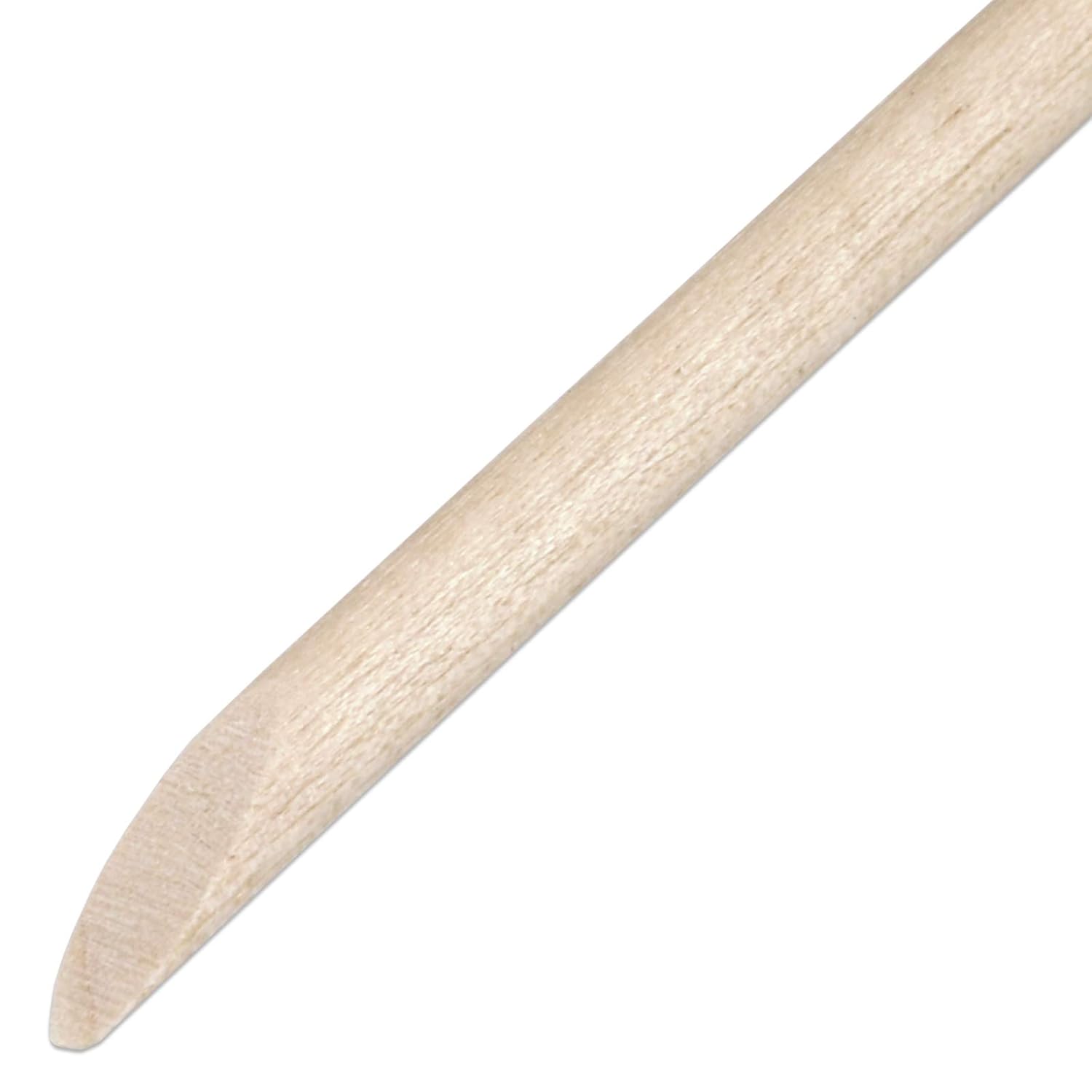 Beauticom USA Base Cuticle Wood Stick Pusher Manicure 4.5" in Length (100 pieces): Beauty
