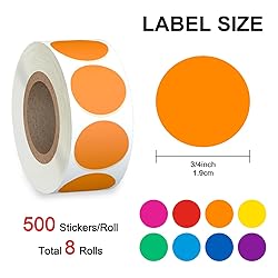 Misofuki 4000 PCS 3/4" Garage Sale Price Stickers