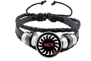 Lacknick My Chemical Romance Bracelet Rock Band Fans Merch Souvenir Punk Revival Emo Lover Fashion Rebellious Personality Accessory