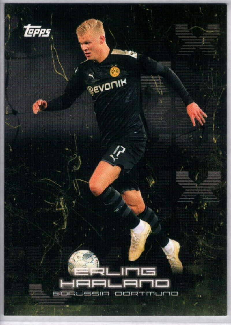 Amazon Com Soccer Pro 2020 Topps X Bvb Borussia Dortmund 25 Erling Haaland Signature Moves Collectibles Fine Art
