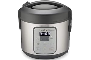Instant Zest 8 Cup One Touch Rice Cooker, From the Makers of Instant Pot, Steamer, Cooks Rice, Grains, Quinoa and Oatmeal, 8-