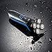 Bald Head Shaver, TURN RAISE 2 in 1 Electric Rechargeable Shaver 5 Headed Flex Shaver Special Design for Head Shaving and Face Shaving (Improve Quality, Strictly Testing One by One)