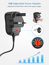Outtag 12W Universal AC/DC Power Adapter 3V-12V 8 DC Plugs 1A view 5