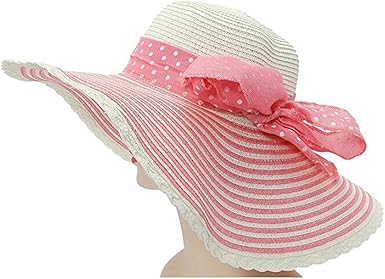 pink summer hat