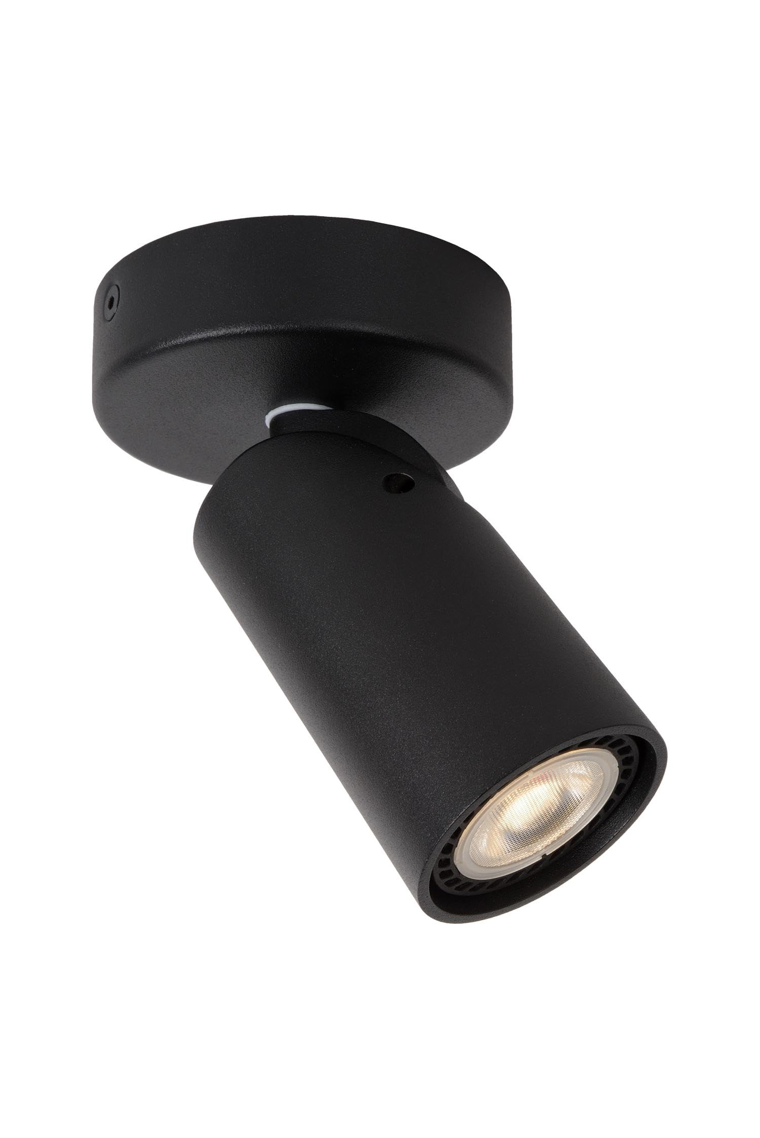 LUCIDE XYRUS - Ceiling Spotlight - Ø 9 cm - LED Dim to Warm - GU10-1x5W 2200K/3000K - Black