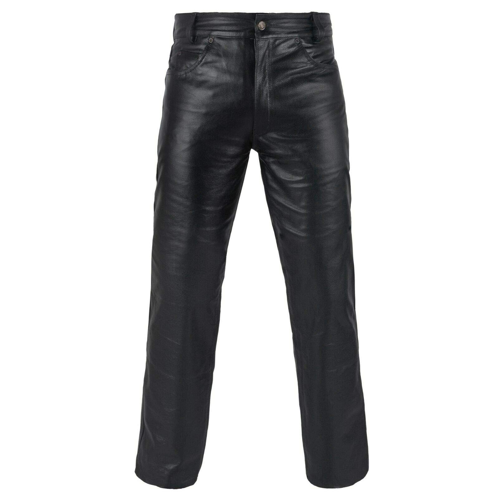Photo 1 of Premium Leather Pants (30 Inches Waist) Black