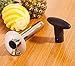 Goldenwide Stainless Steel Pineapple Slicer Peeler Cutter and De-corer