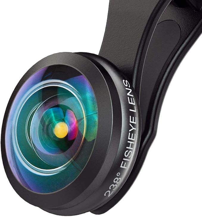 Tosuny 0,35x Fisheye Weitwinkel-Adapter - 58mm Objektivvorsatz Für Fisheye-Effekte An DSLR & Digitalkameras