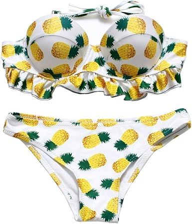 womens pineapple bikini