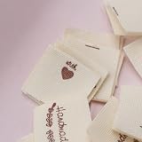 OTOTEC 200pcs Handmade Washable Labels Cotton Sewing Tags for DIY Crafts view 7