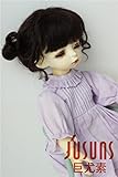 JD406 6-7'' 16-18CM Twin Buns Mohair BJD Wigs 1/6