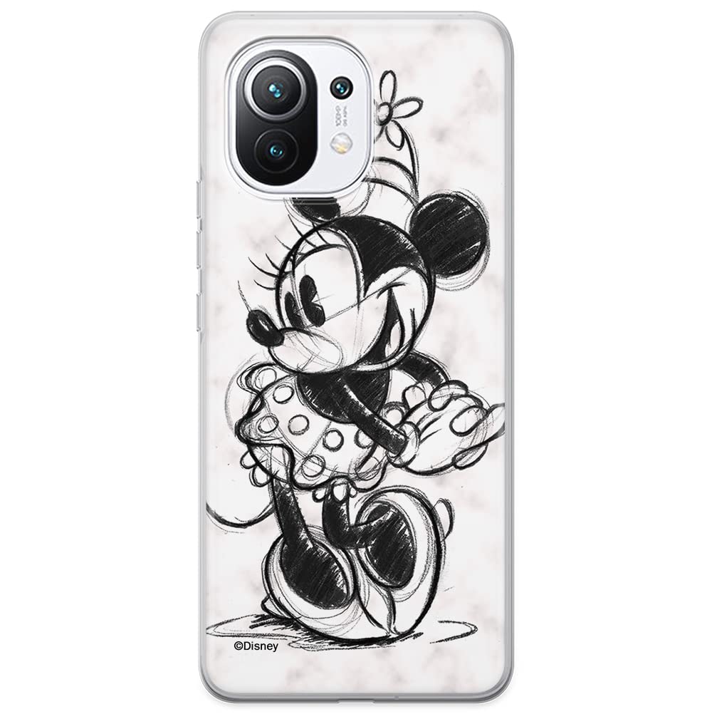 ERT GROUP mobile phone case for Xiaomi 11 original and officially Licensed Disney pattern Minnie 026 optimally adapted to the shape of the mobile phone, case made of TPU — image 1