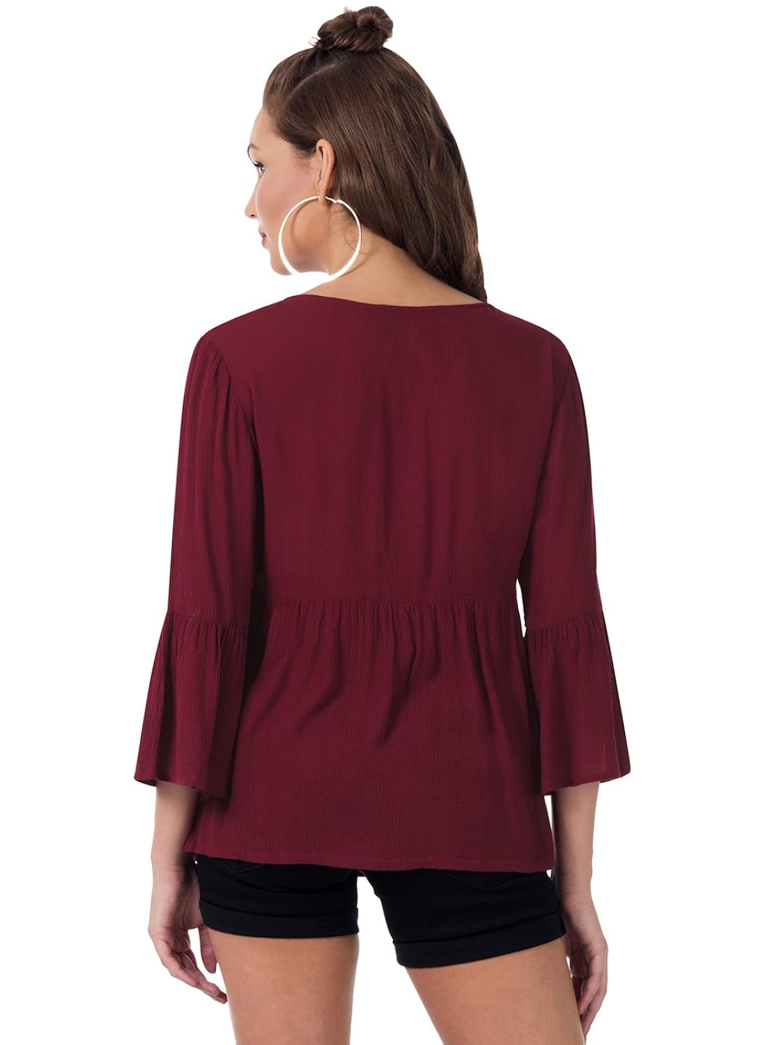faballey women's plain regular fit top